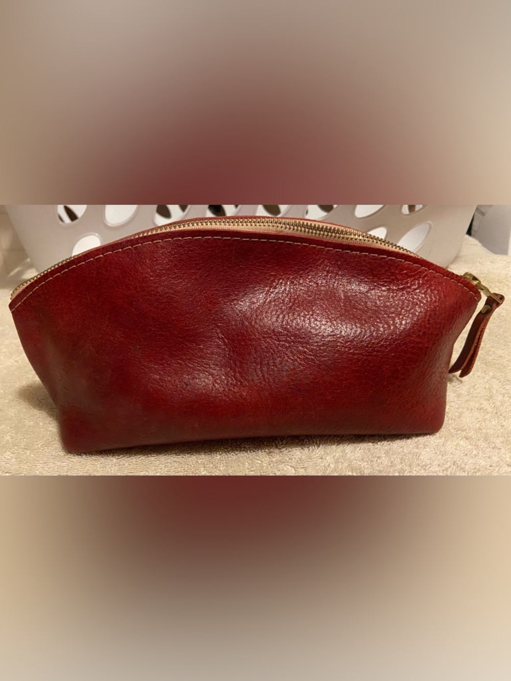 Portland Leather Large Eclipse Bag in Nutmeg - GENTLY USED